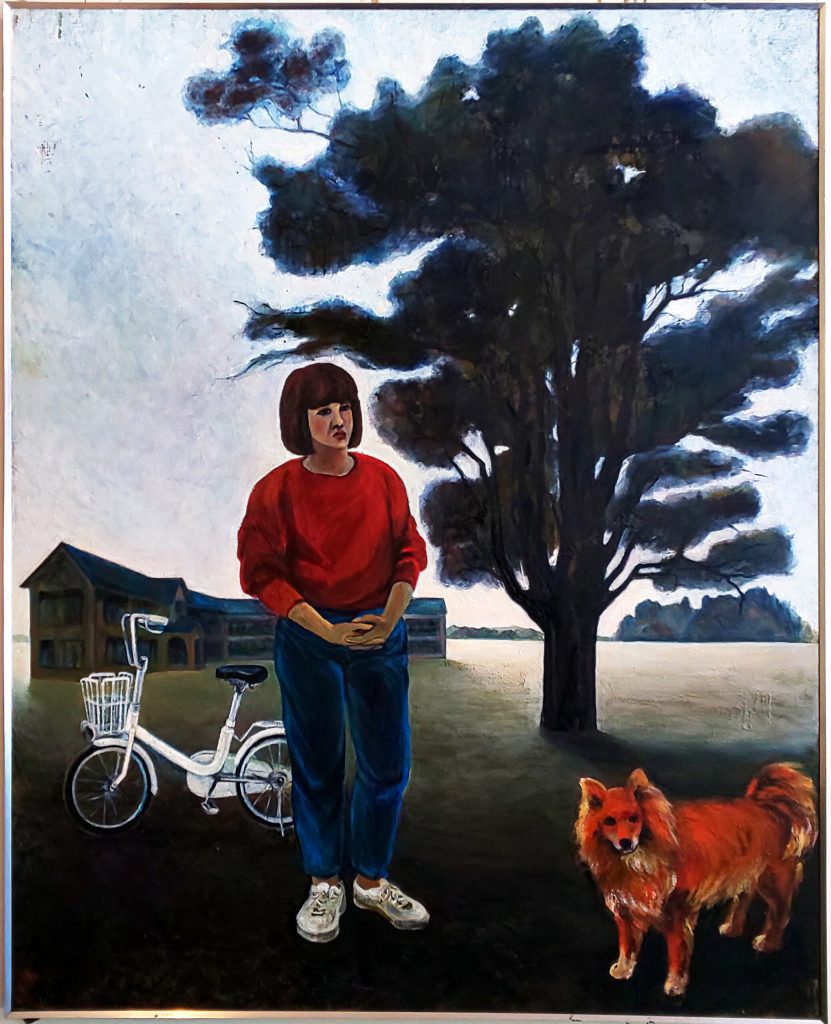 Poplar Tree : Oil painting, F100